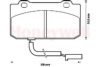 ALFA 60777122 Brake Pad Set, disc brake